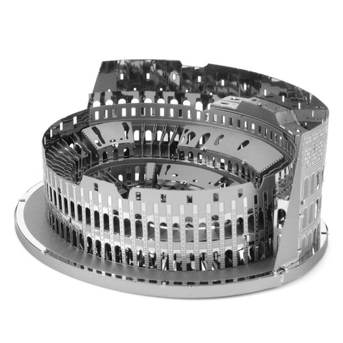 The Roman Colosseum Ruins Premium Series Metal Earth 3D Stainless-Steel Model Kit - ICX025