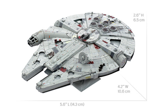 Millennium Falcon™ Premium Series Metal Earth 3D Stainless-Steel Model Kit