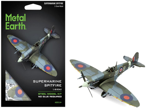 The Supermarine Spitfire WWII Aircraft Metal Model Kit ME1005 The Supermarine Spitfire WWII Aircraft Metal Model Kit ME1005
