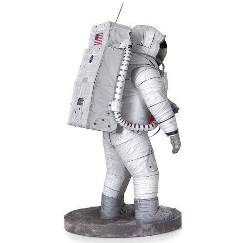 Side-back view of Apollo 11 Astronaut Premium Series Metal Earth 3D Model Kit PS2016