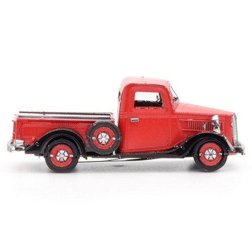 4- 1937 Red Ford™ Pickup Truck Metal Earth MMS199 4- 1937 Red Ford™ Pickup Truck Metal Earth MMS199