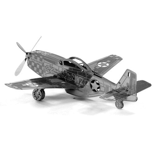 BOEING™ 'Big Beautiful Doll' Mustang P-51 WWII Aircraft Metal Earth 3D Model Kit MMS003