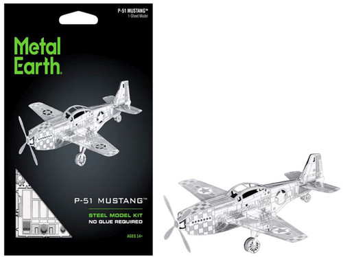 BOEING™ 'Big Beautiful Doll' Mustang P-51 WWII Aircraft Metal Model Kit MMS003