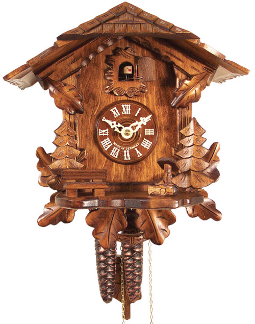 Black Forest 1-Day Chalet German Cuckoo Clock 436HV