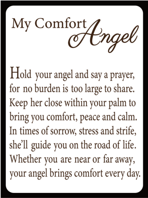 My Comfort Angel Poem Card ER76032 My Comfort Angel Poem Card ER76032