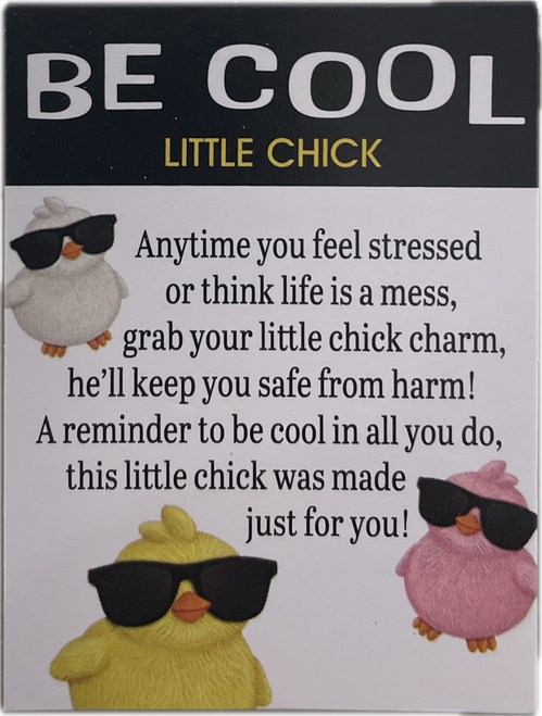 1 Be Cool Little Chick Poem Card EA16211 1 Be Cool Little Chick Poem Card EA16211