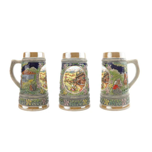 Four Seasons of Germany Collection Spring Shot Stein, 3.5" Four Seasons of Germany Collection Spring Shot Stein, 3.5"