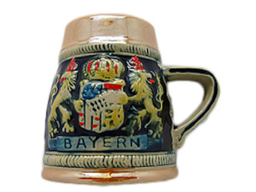 'Bayern' Crown and Lions Crest Ceramic Magnet, 2.5" 044MM