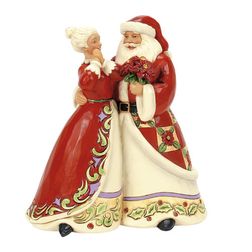 Santa & Mrs. Claus Holiday Dance 6017007 | Jim Shore™ Heartwood Creek Collection