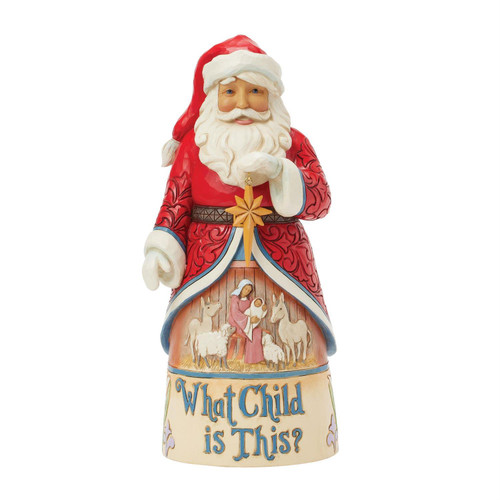 19th Annual Christmas Song Series "What Child is This?" Santa 6017010 | Jim Shore™ Santa Song Series Collection
