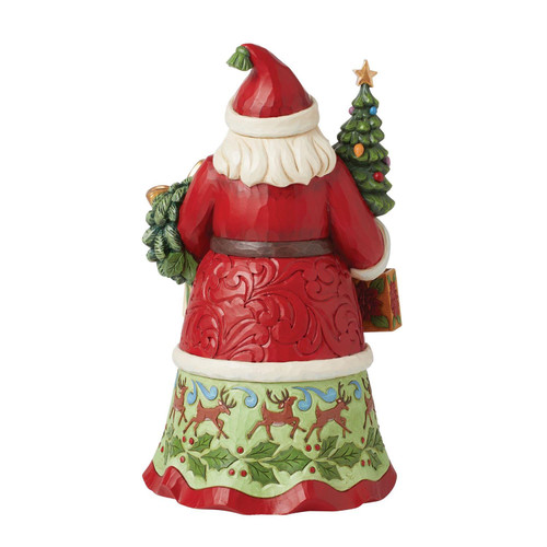Jim Shore Santa figurine festive holiday tablepiece collectible