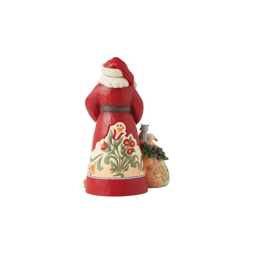 Jim Shore Santa Paws Christmas figurine hand-painted holiday collectible gift