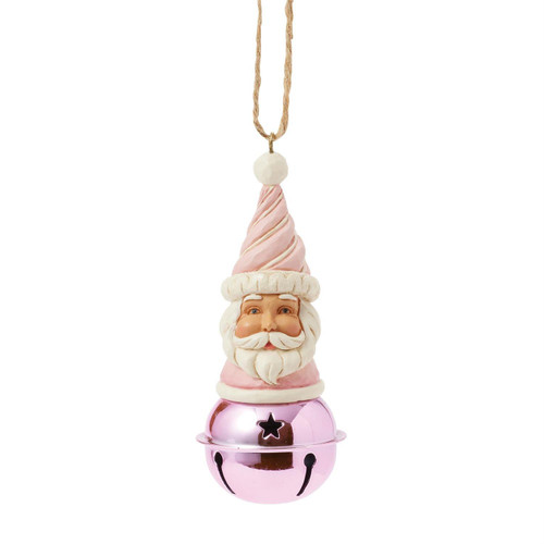 Jingle Bell Santa Ornament 6017021 | Jim Shore™ Heartwood Sweets Collection
