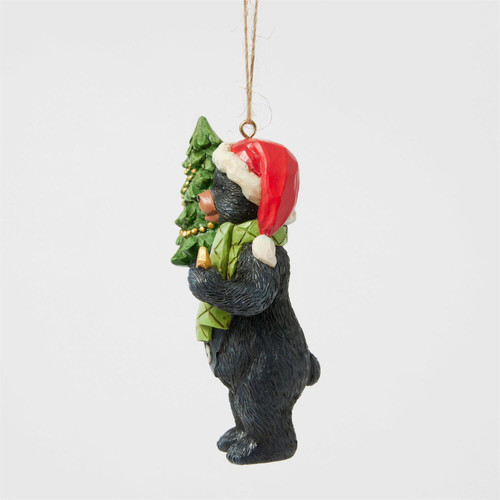 Jim Shore Heartwood Creek Christmas At The Lodge Collection The Black Bear Ornament