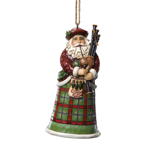 Scottish Santa Ornament 4022943 | Jim Shore™ Heartwood Creek Collection