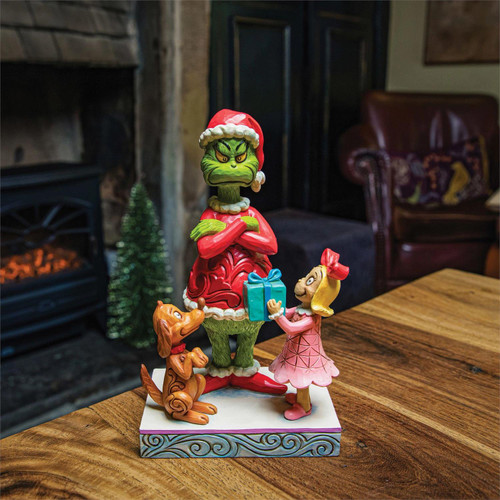 Jim Shore Grinch with Max & Cindy Lou Who Tablepiece 6012698