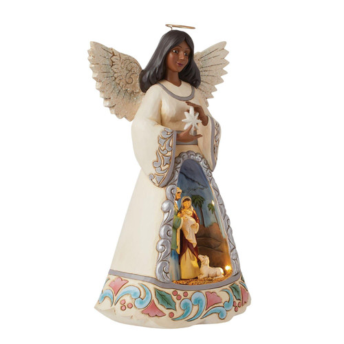Jim Shore Angel figurine festive holiday tablepiece collectible