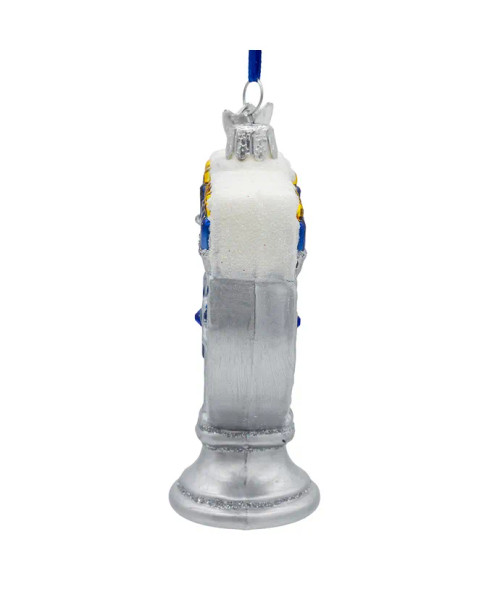 Noble Gems™ Glass Menorah Ornament NB1881 Noble Gems™ Glass Menorah Ornament NB1881