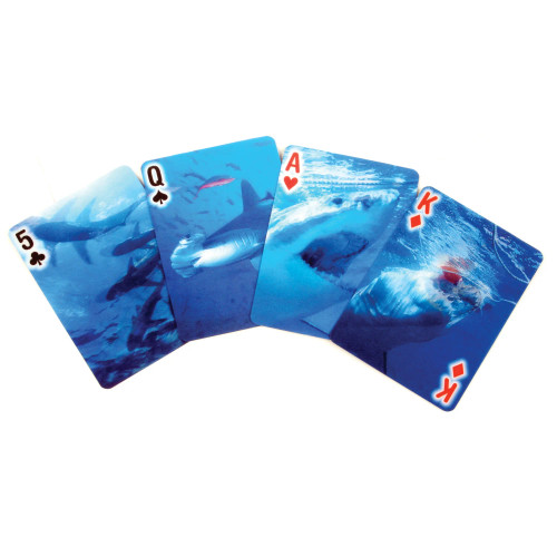 Premium 3D Shark Special Effects Playing Cards