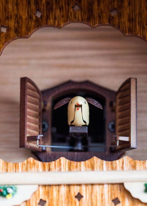 Moving bird on standard German cuckoo clocks Moving bird on standard German cuckoo clocks