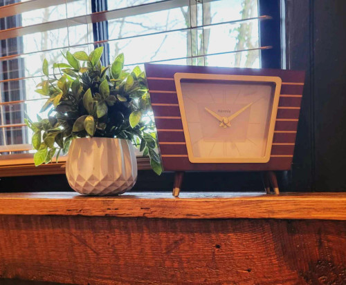 Finn Vintage Mantel Clock by Hermle 42025 Finn Vintage Mantel Clock by Hermle 42025