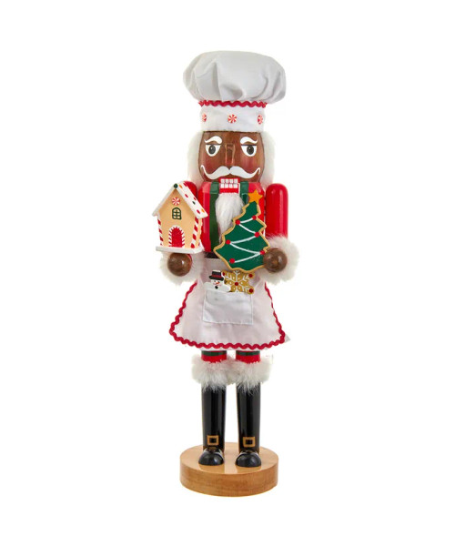 Peppermint Chef African American Santa