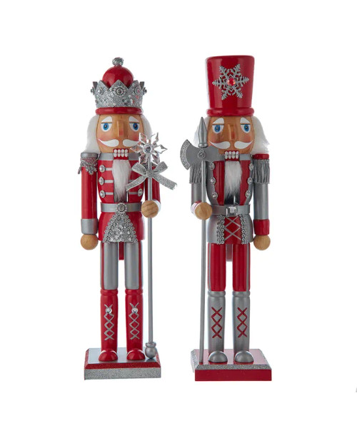 Assorted Red and Silver Nutcrackers F2324 (sold separately)