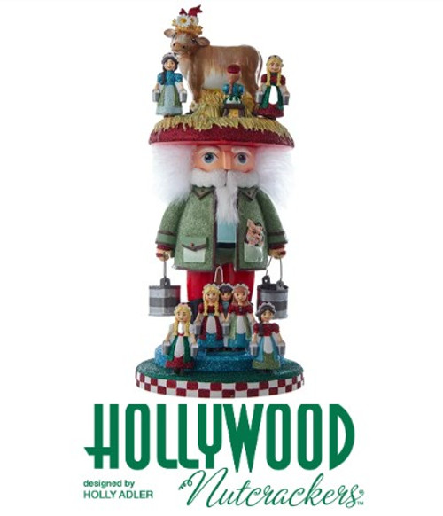 8 Maids-A-Milking Hollywood Nutcrackers™ Exclusive HA0717