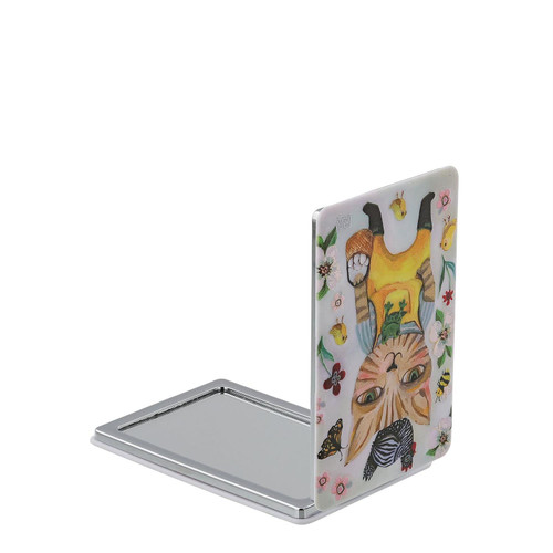 Farm Cat Compact Mirror Farm Cat Compact Mirror