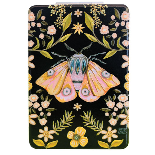 Blooming Moth Art Compact Mirror Blooming Moth Art Compact Mirror