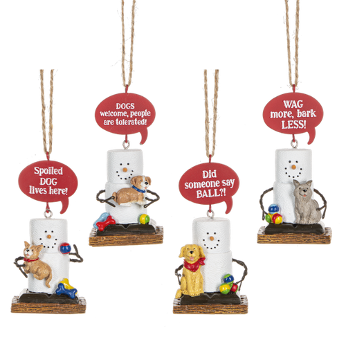 Assorted S'mores and Dog Ornaments by GANZ™ MX187048 (sold separately)