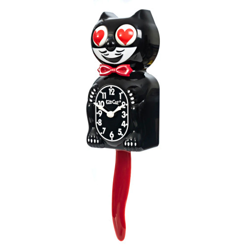 Heart Eyes Crimson Royale Kit-Cat Klock® Heart Eyes Crimson Royale Kit-Cat Klock®