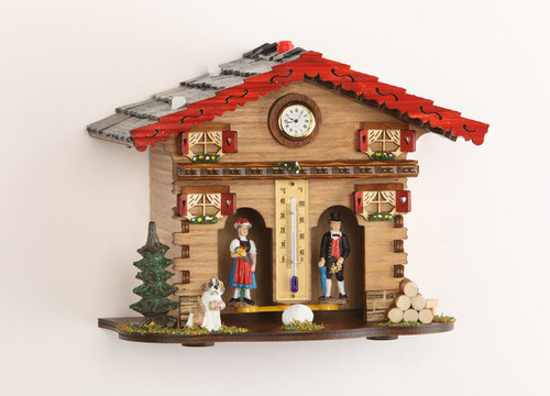 Nuremberg Cuckoo Clock Style German Weatherhaus with Thermometer by Hermle® 81000 Nuremberg Cuckoo Clock Style German Weatherhaus with Thermometer by Hermle® 81000