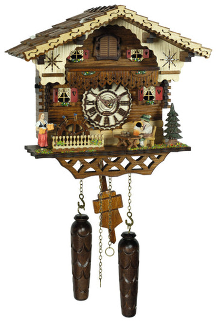Gunter Musical Chalet German Quartz Cuckoo Clock by Trenkle Uhren GmbH Hermle® 87000