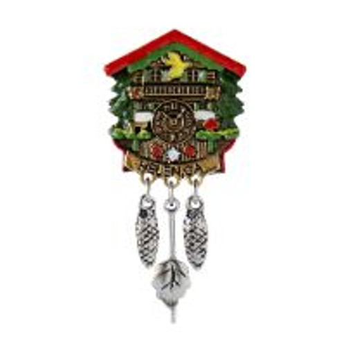 German Cuckoo Clock Helen, Ga Deluxe Lapel Hat Pin German Cuckoo Clock Helen, Ga Deluxe Lapel Hat Pin