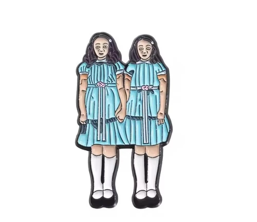 The Shining Grady Twins Enamel Hat Pin
