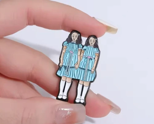 The Shining Grady Twins Enamel Hat Pin
