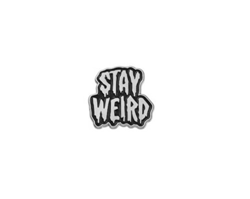 Stay Weird Enamel Hat Pin HP85 Stay Weird Enamel Hat Pin HP85
