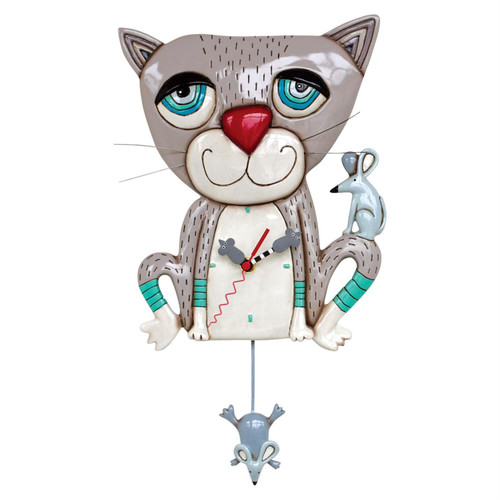 Mouser Cat Wall Clock by Michelle Allen Designs P1404