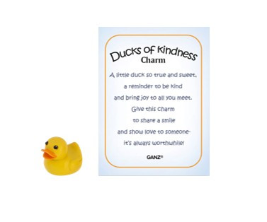 The Duck of Kindness Pocket Charm & Poem Card ER73816