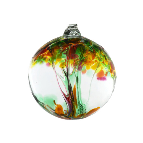Tree of Healing Hand-Blown Glass Orb by KITRAS Art Glass, Inc.™ K02