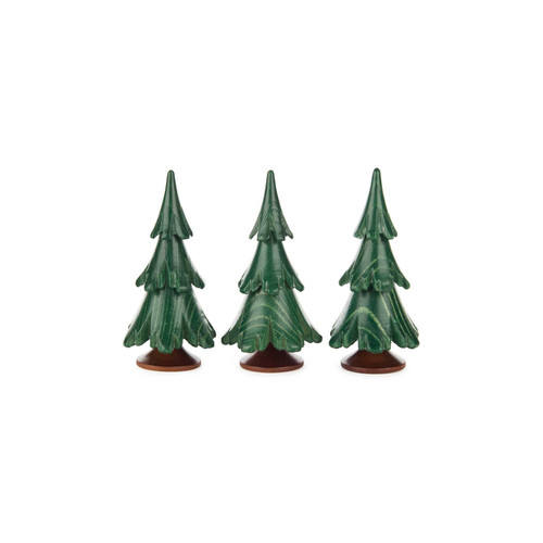 3pc. Solid Wood Green Tree Set 111-34130