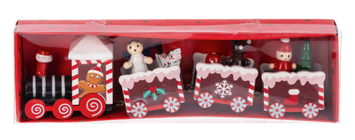 Gingerbread Christmas Train Centerpiece