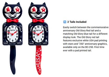 Old Glory Special Edition Kit-Cat Klock®