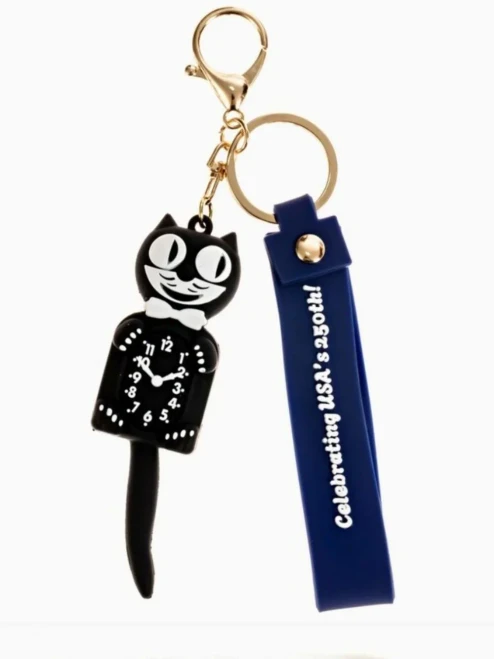 3D Kit-Cat Klock® USA 250th Celebration Keychain