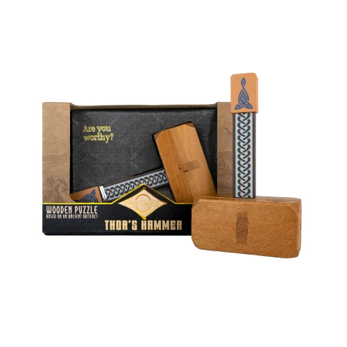 Thor's Hammer Wooden Dexterity Puzzle TG434