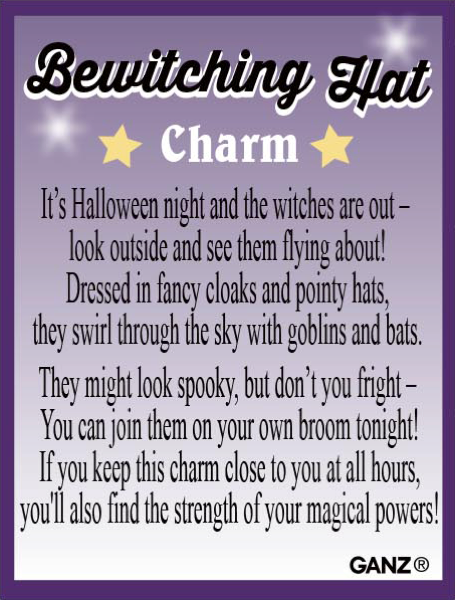 Bewitching Hat Poem Card