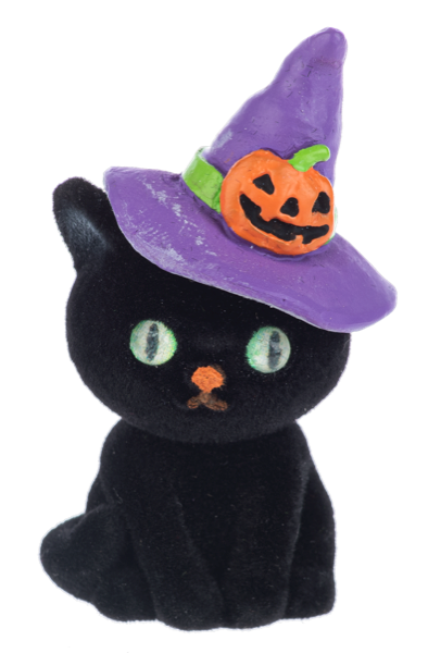 The Lucky Little Halloween Cat Pocket Charm