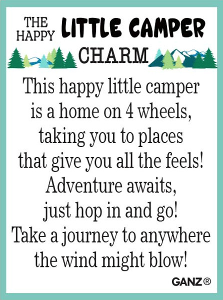The Happy Little Camper Poem Card