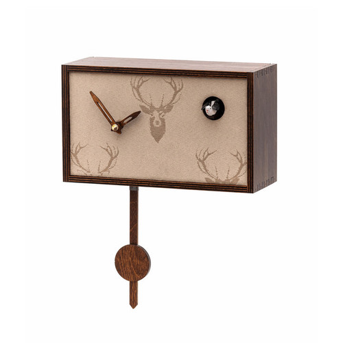 Callum Wilderness Brown Musical German Quartz Cuckoo Clock 38000